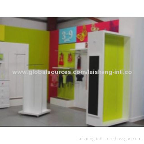 Clothing Display Rack, Made of MDF Material, Customized Designs are AcceptedNew